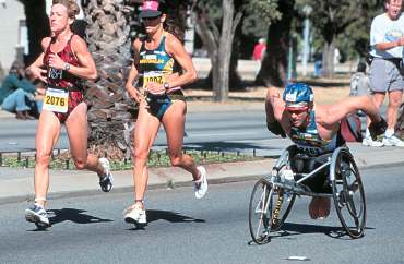 Suzanne Myette shares the road with John MacClean