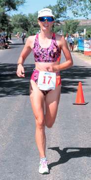 Laurie Abrams finished as top female elite.